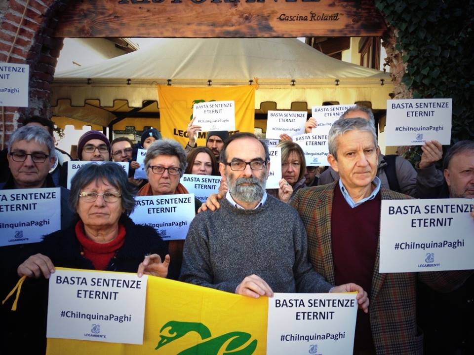 Eternit: “L’indignazione non basta: il Senato approvi subito la legge sugli ecoreati” Eternit: “L’indignazione non basta: il Senato approvi subito la legge sugli ecoreati”