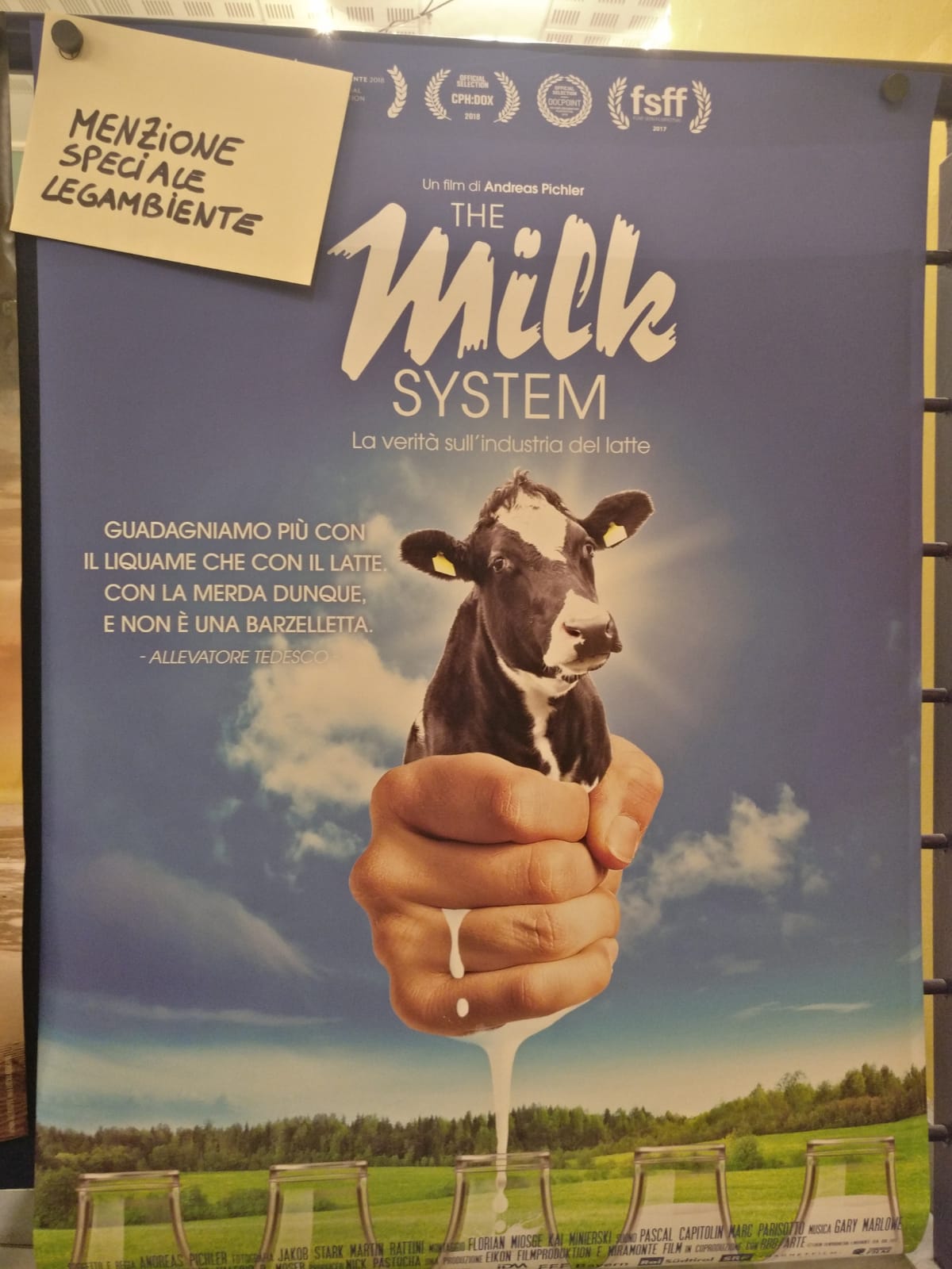 XXI CinemAmbiente: Legambiente premia “The Milk System”, documentario sugli impatti della produzione intensiva del latte